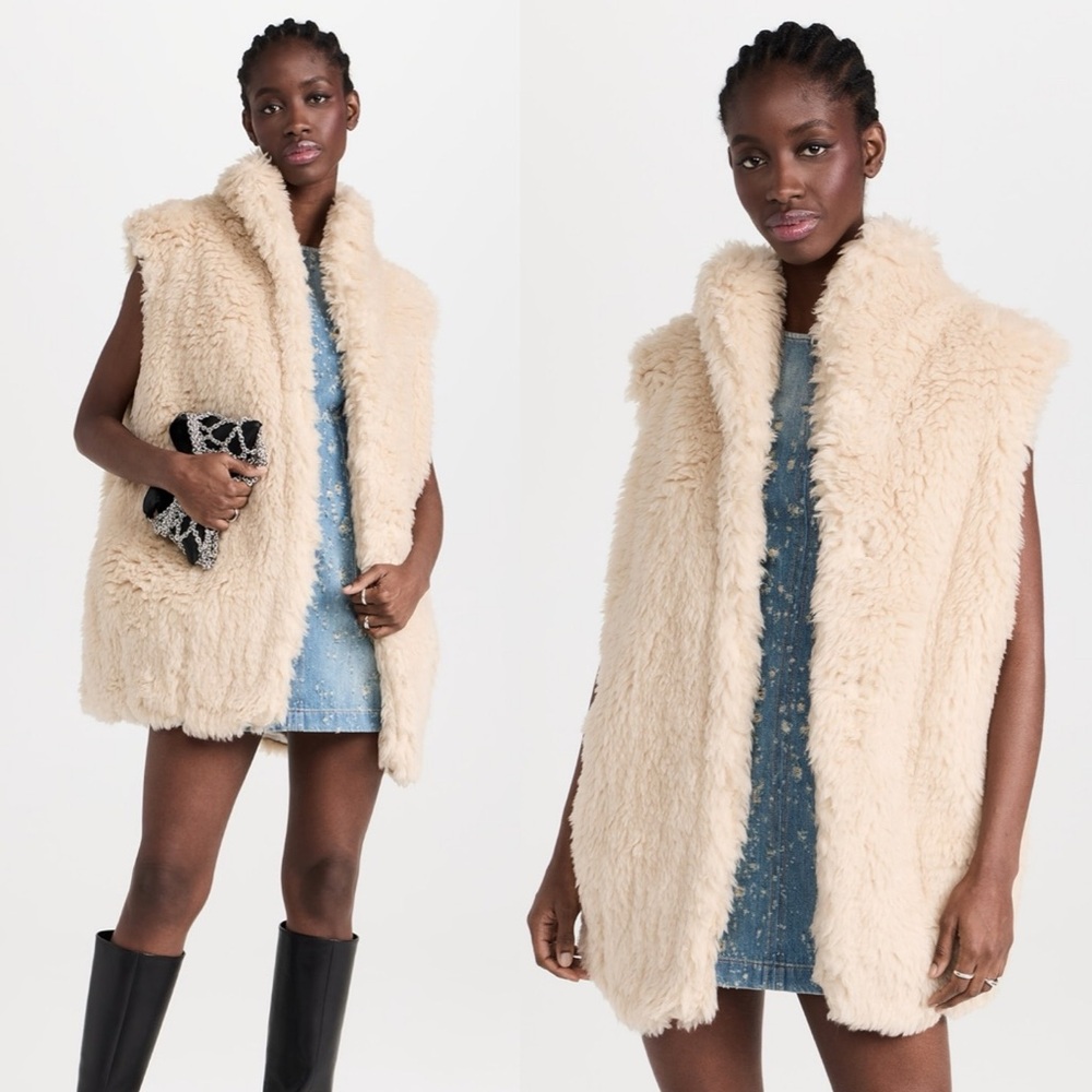 Conner Ives | NWT! Fur Chubby Gilet Size: Medium